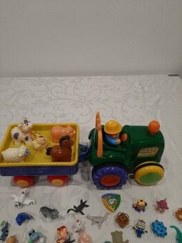 Traktor so zvieratkami