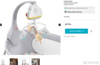 Kolotoč nad postieľku Fisher-Price Jumperoo