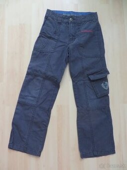 2x Chlapčenské kapsáče s regulov. pásom - veľ. 128