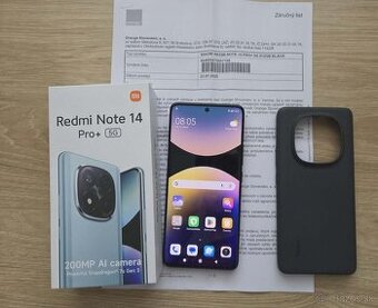 Xiaomi Redmi Note 14 Pro+ 12GB/512GB, top stav, zaruka