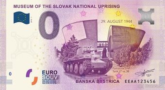 0€ bankovka SNP 2018 Tank vz.38