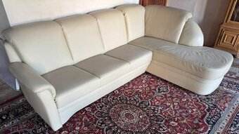 Kožená rohová sedačka, 5249