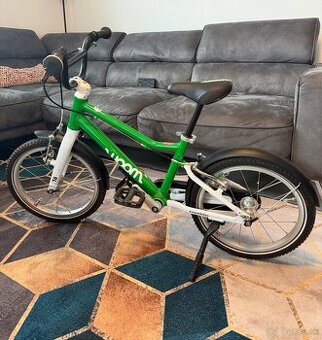 BICYKEL WOOM 3 Zeleny “16" (4-6ROKOV,105-120CM)