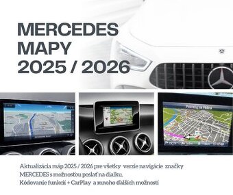 Aktualizácia navigácie Mercedes MAPY 2026 SD/USB