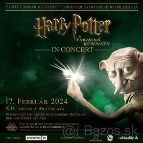 Predám 1 lístok na Harry Potter Tajomná komnata koncert