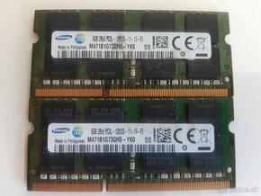 RAM 16GB(2x8GB) DDR3L SAMSUNG SODIMM  PC12800 (1600MHz) - 1