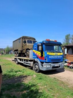 Preprava strojov a odtahova sluzba,hydraulicka ruka.