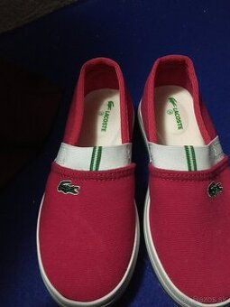 Topanky Lacoste dievčenské nové 28
