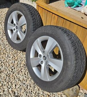 Predám originál Škoda Orion elektróny 5x112 R16 + pneumatiky