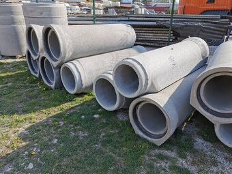 Zosilnené hrdlové betónové rúry