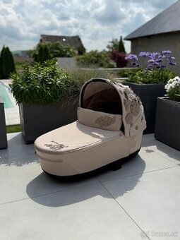 Vanička Cybex PRIAM4 Carrycot Simply Flowers - nude beige
