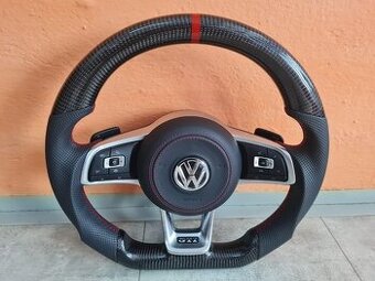 VOLANT VOLKSWAGEN R RLINE GTD GTI - KOZA / KARBÓN