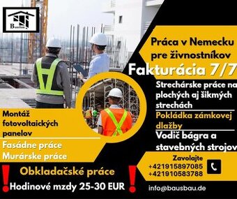 MURÁRI, LEŠENÁRI, POKRÝVAČI, STROJNÍCI, OBKLADAČI – HĽADÁME