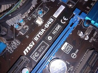 Predam zakladnu dosku Atx Msi B75A-G43 + i3