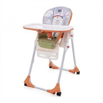 CHICCO jedálenska stolička Polly Easy -Llama