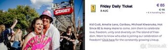 Sziget, Friday Daily Ticket 8 AUG