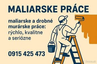 Maliarske a drobné murárske práce