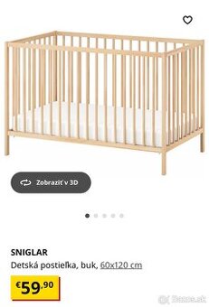 Postieľka IKEA - 1