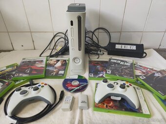 XBOX 360 Falcon komplet set + 10 hier