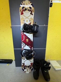 Snowboard+viazanie+Topanky