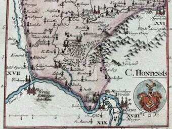 Slovenské župy 200 ročné mapy celá zbierka na predaj - 1