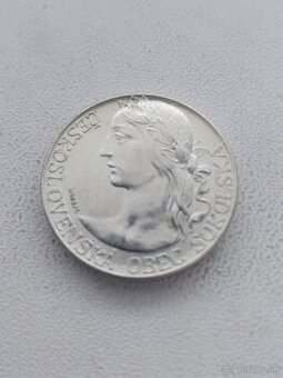 Mince strieborná medaila T.G.Masaryk