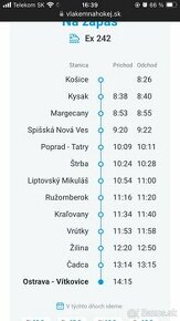 6x lístok na vlak na MS v hokeji KE - Ostrava na 10/5 - 1