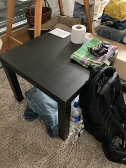 Stolcek z Ikea Lack 55-55cm,čierny