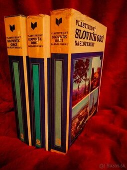 Vlastivedný slovník obcí na Slovensku (3 zväzky) (1977-1978)