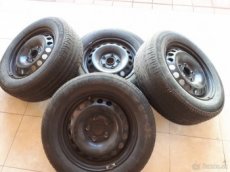 Pneumatiky 195/65 R 15 91 H s novými plechovými diskami