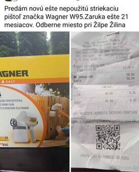 Striekacie pištoľ