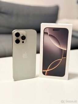 ✅iPhone 16 Pro Max 256 GB – Prírodný titán - 100% batéria✅