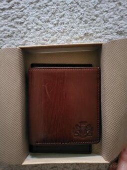 Úplne nová pánska kožená peňaženka