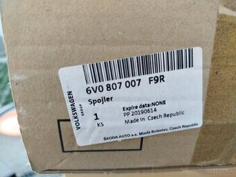 podnárazník Fabia 3 monte carlo facelift