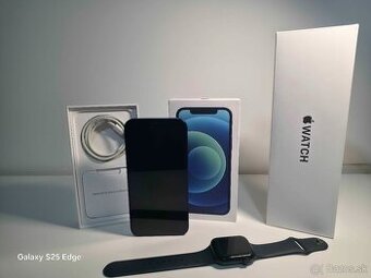 iPhone 12 128gb + Apple watch SE(2. generácia)  44 mm