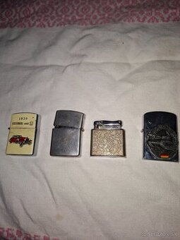 benzínové staré  zapaľovače