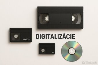 DIGITALIZÁCIA VHS, miniDV, DVD