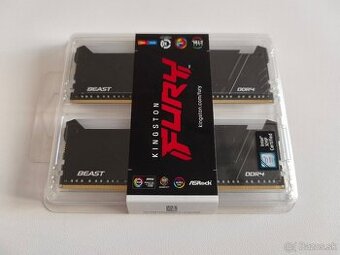 Kingston FURY RGB DDR4 16GB KIT (2x8) 3733MHz CL19 v záruke