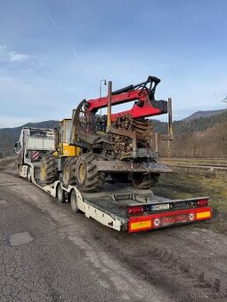 Preprava strojov, nadrozmerná preprava, podvalník, plato