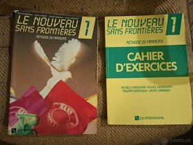 Predám učebnice Nouveaux sans frontieres s pracákmi 3 diely
