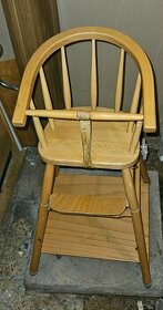 Detská drevená sedačka,  rozložitelna
