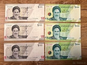 Lot UNC bankoviek - Iran 2.