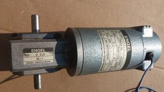 Predám elektromotor s prevodovkou-ENGEL- 84ot min ...24V...2