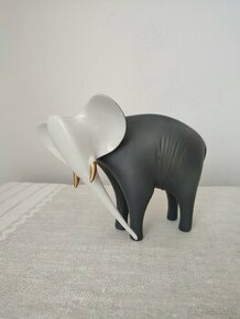 Royal dux porcelánová soška slon