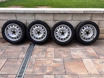 plechové disky 5x114,3 16", zimné pneu 205/55 R16