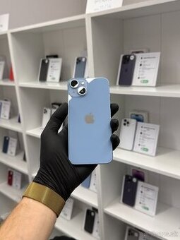 ZÁRUKA 2 ROKY /  Apple iPhone 14 128GB Blue, 100% ZDRAVIE