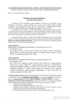 pozemky v k.ú. Slatina - 1