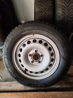 Prodám Disky 5x112 i s pneu 195/65/15 zimní