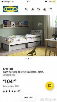 Detska postel KRITTER