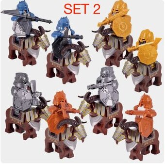 Figúrky pán prsteňov 4 - typ lego, nové, nehrané